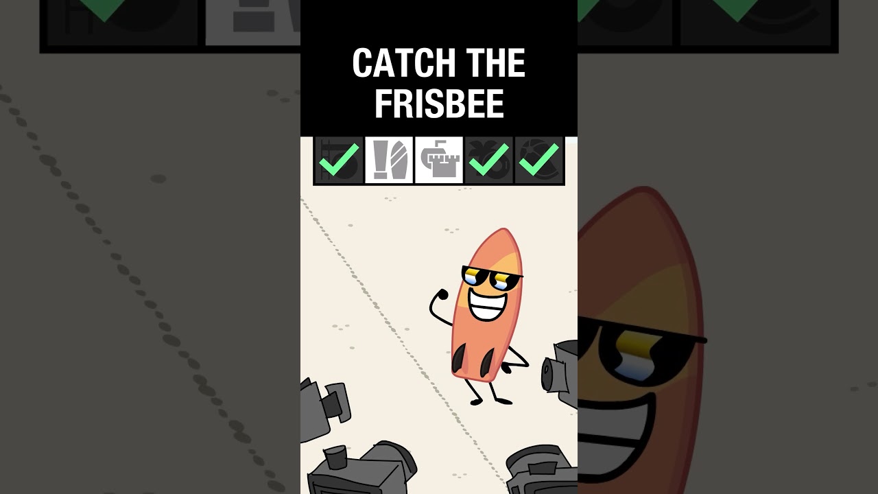 Catch The Frisbee: #BFDI MINI RESORT 1