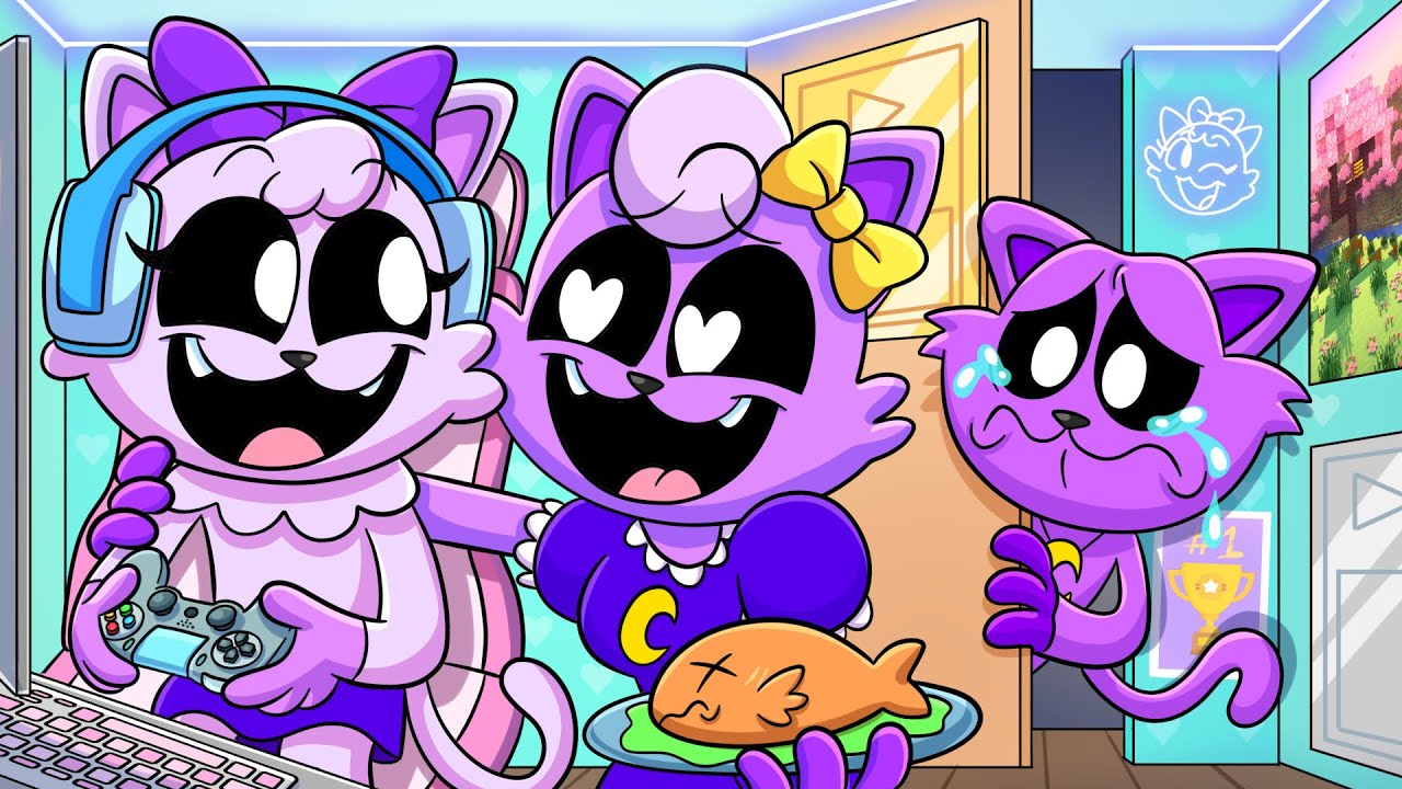 CATNAP MOM Loved YOUTUBER SISTER More Than HIM! Poppy Playtime Animation