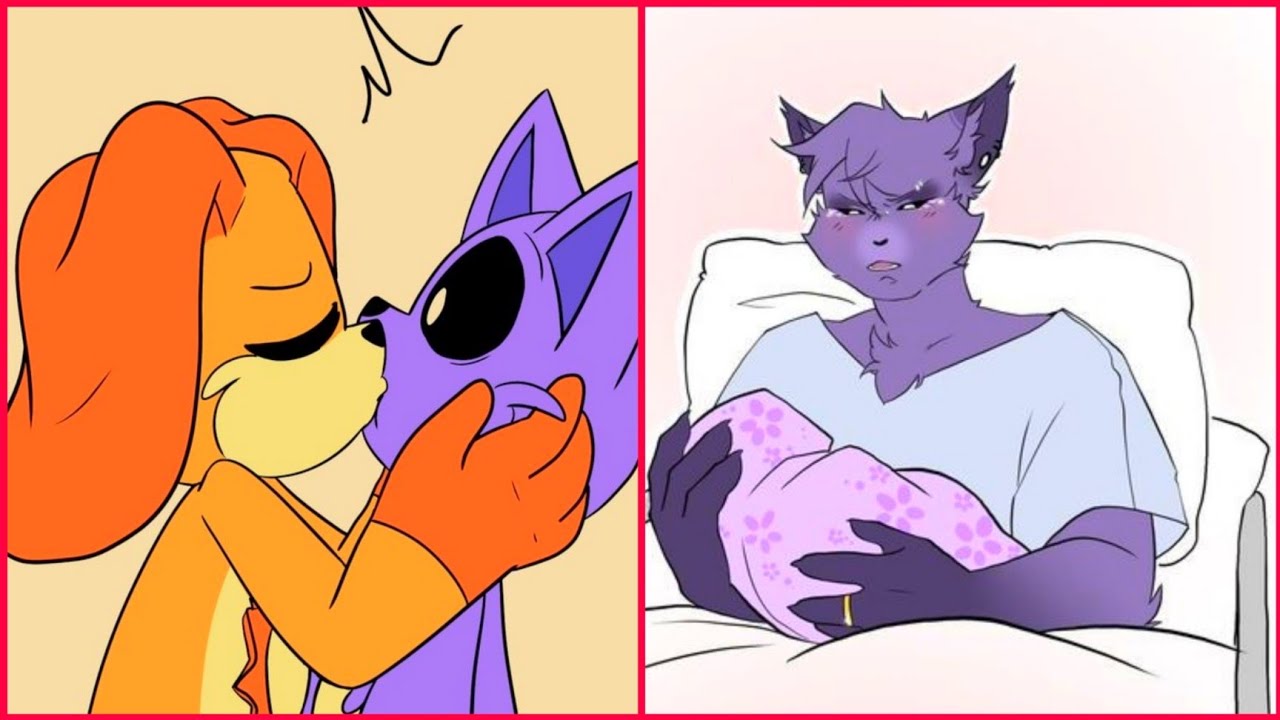 Catnap x Dogday Born Baby | Poppy Playtime Chapter 4 Comic Dub