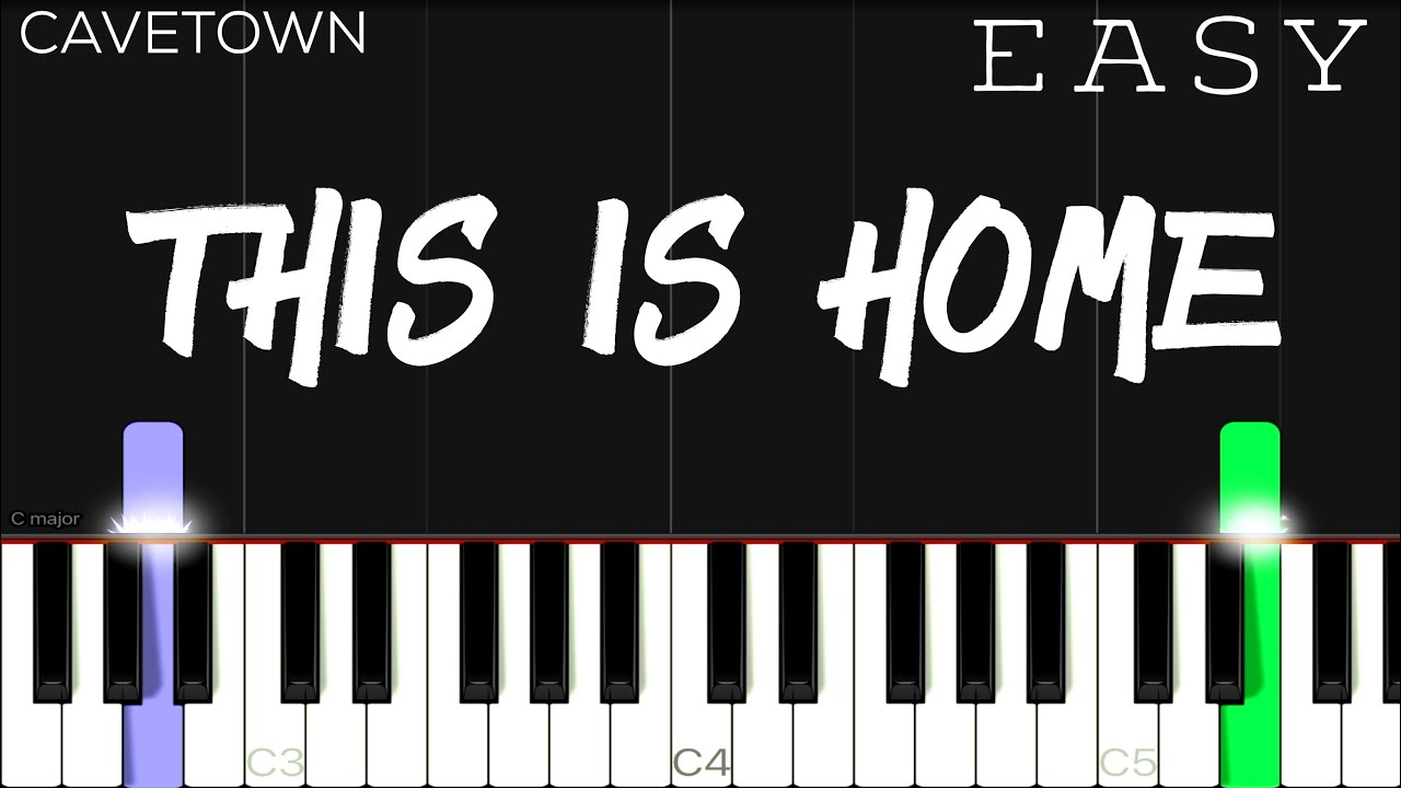 Cavetown - This Is Home | EASY Piano Tutorial