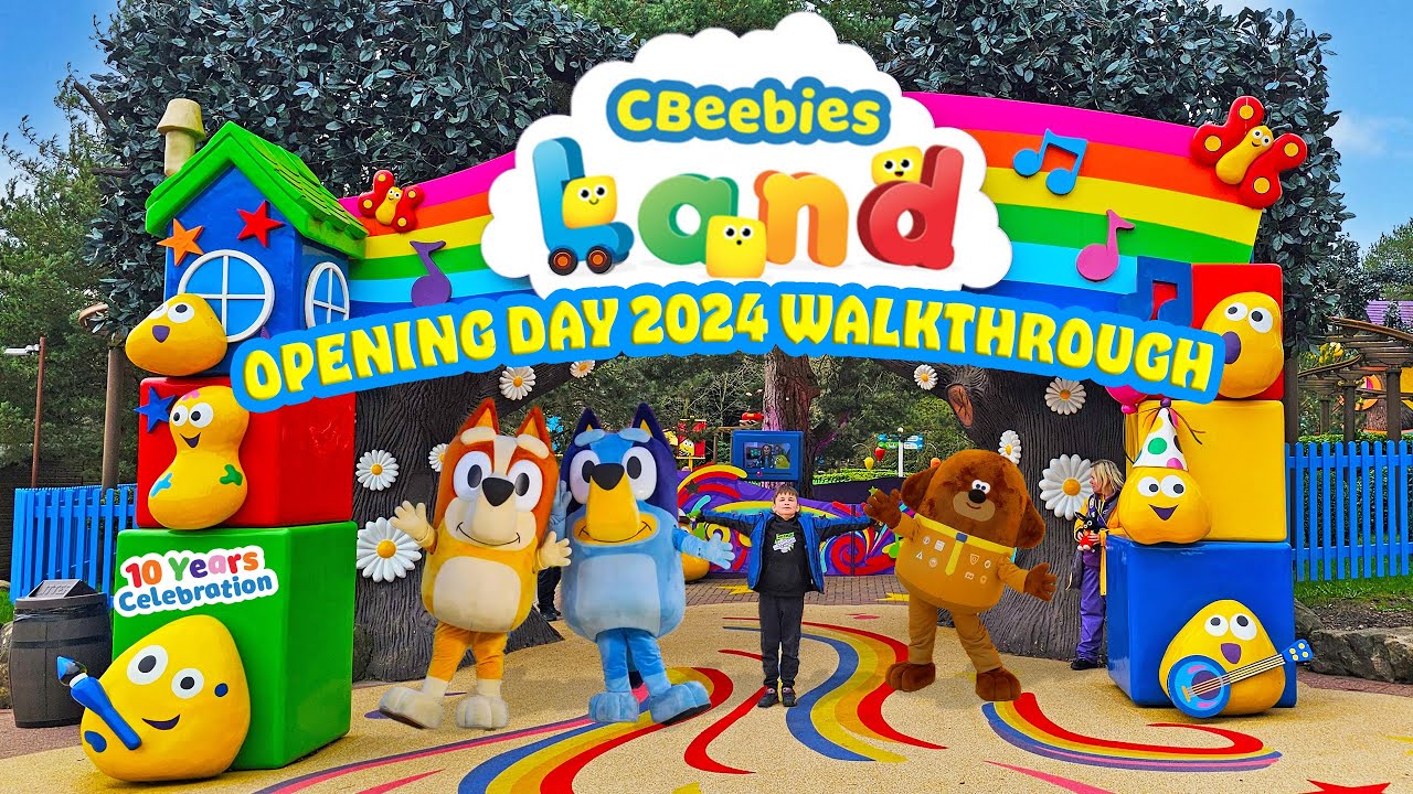 CBeebies Land 2024 Opening Day Virtual Tour at Alton Towers (March 2024) [4K]