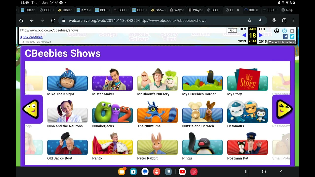 CBeebies Shows (2014)