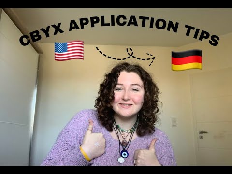 CBYX APPLICATION TIPS (American Exchange Students to Germany)