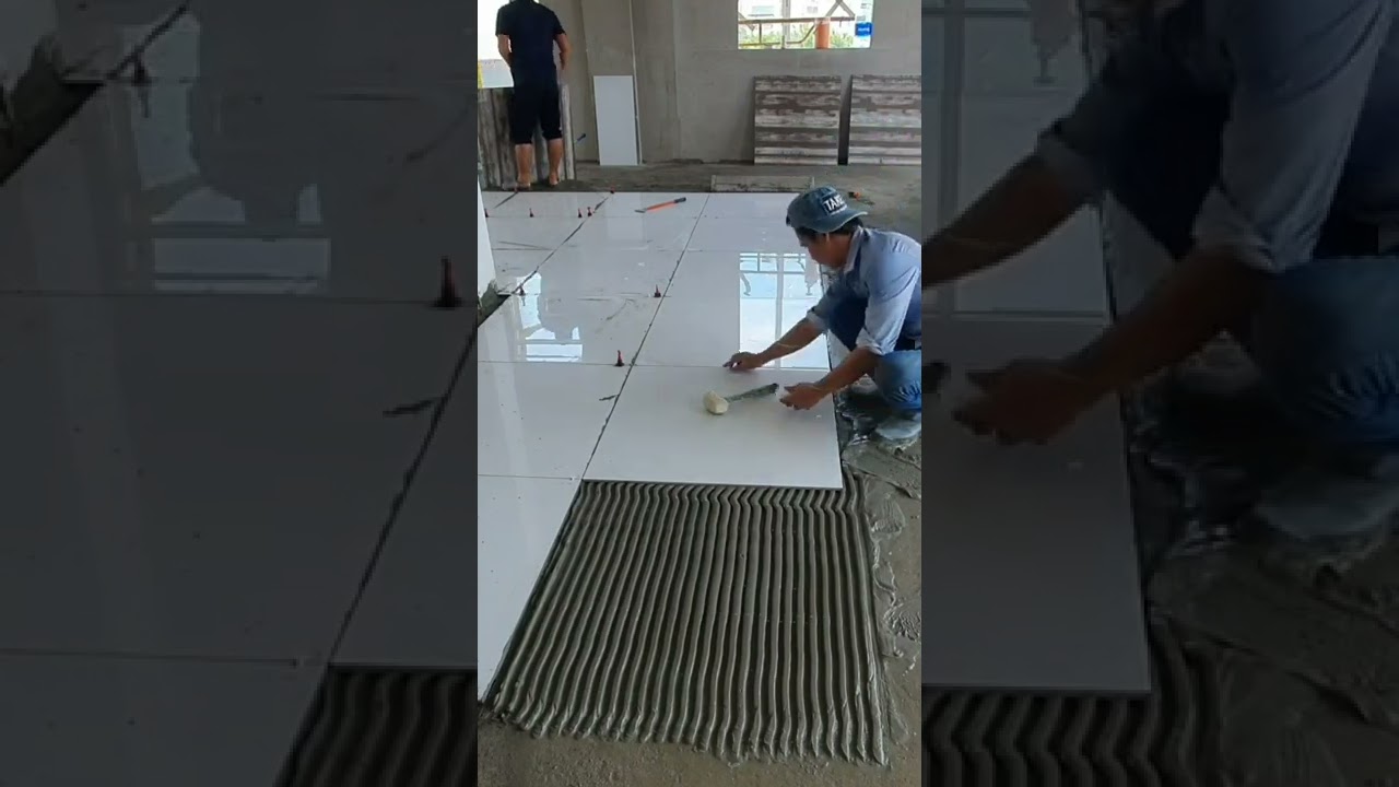 cách thi công lát gạch nhanh chuẩn đẹp