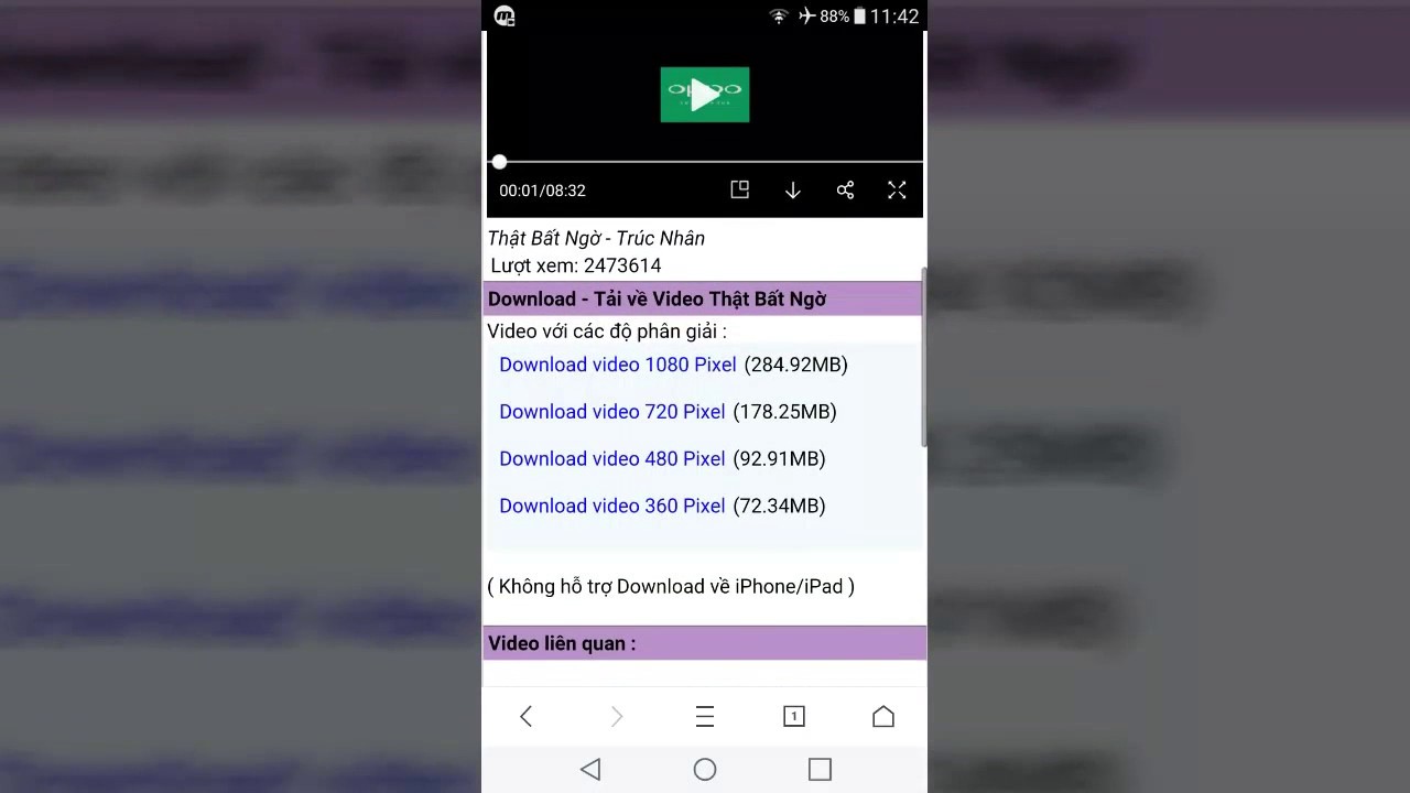 Cách tải video 1080p trên Zing Mp3 và YouTube không cần cài phần mềm