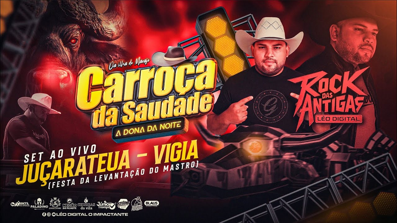 CD AO VIVO LÉO DIGITAL  - JUÇARATEUA - VIGIA (CARROÇA DA SAUDADE) 31-05-25
