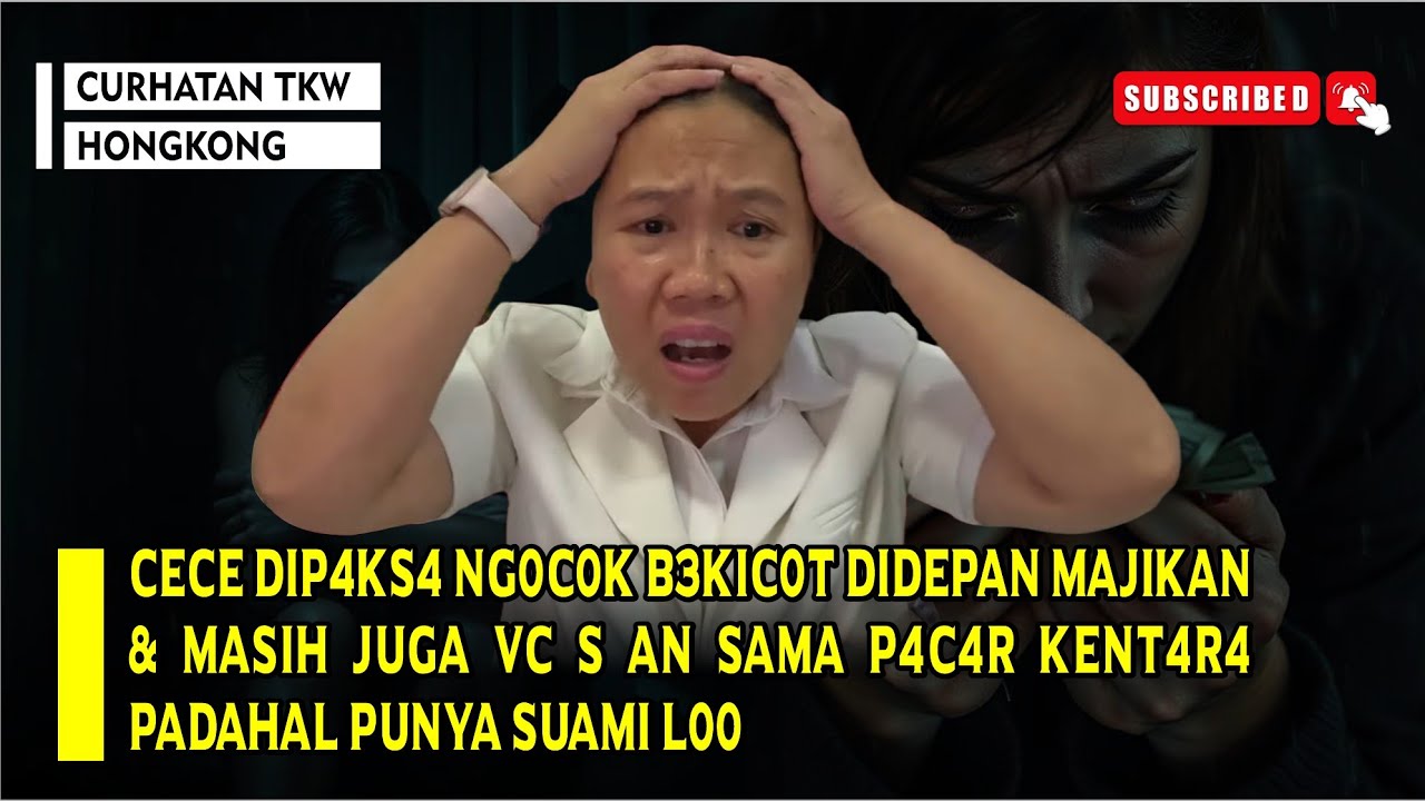 CECE DIP4KS4 NG0C0K B3KIC0T DIDEPAN MAJIKAN & JUGA VC S AN SAMA P4C4R KENT4R4, PADAHAL PUNYA SUAMI