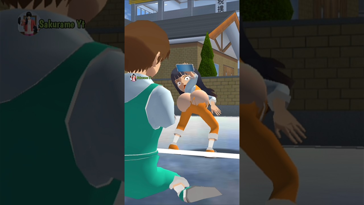 Celana Mio Sampe Sobek Katanya 🤣🤪 #sakuraschoolsimulator