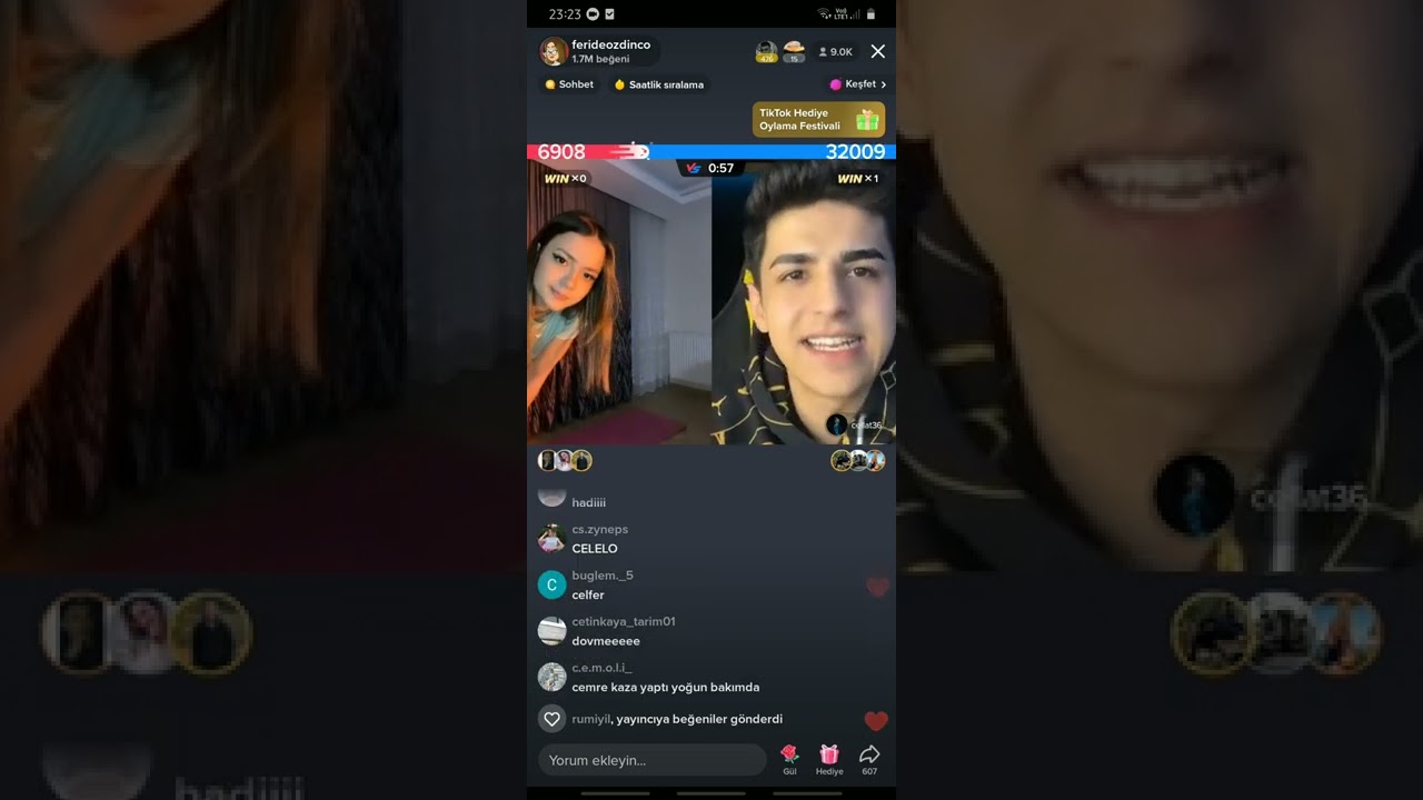 Cellat36 ve Feride canlı yayın tik tok cellat takla ayırdı ferideye/#cellat36 #ferideözdinç #tiktok