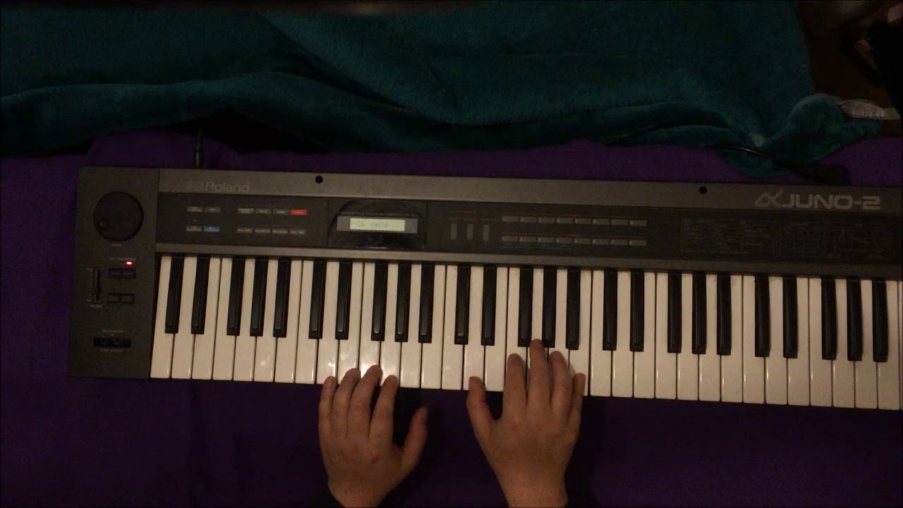 Cello Suite JS Bach sounds on Roland Alpha Juno 2 Synthesizer
