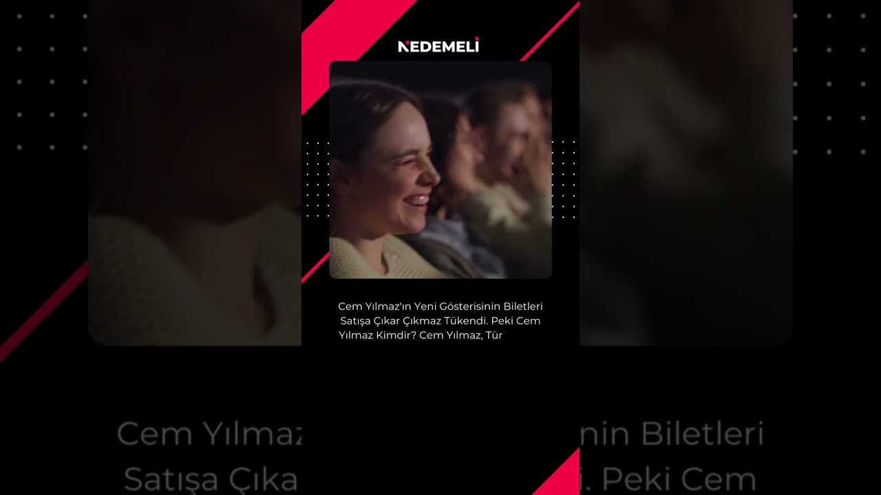 Cem Yılmaz'ın Yeni Gösterisinin Biletleri Satışa Çıkar Çıkmaz Tükendi.