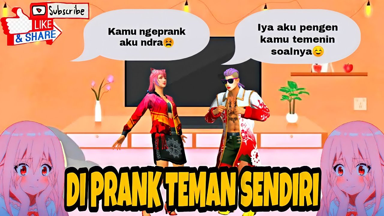 CERITA PENDEK FF✅CEWE CANTIK DIPRANK TEMAN SENDIRI🥵😋🥰 PART 8 !!!