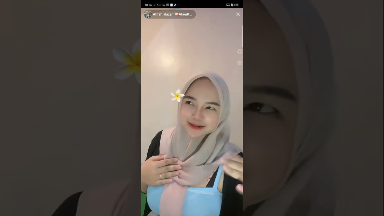 cewe jilbob tobrut lagi live tiktok part 1 | tiktok : afifah.alazam