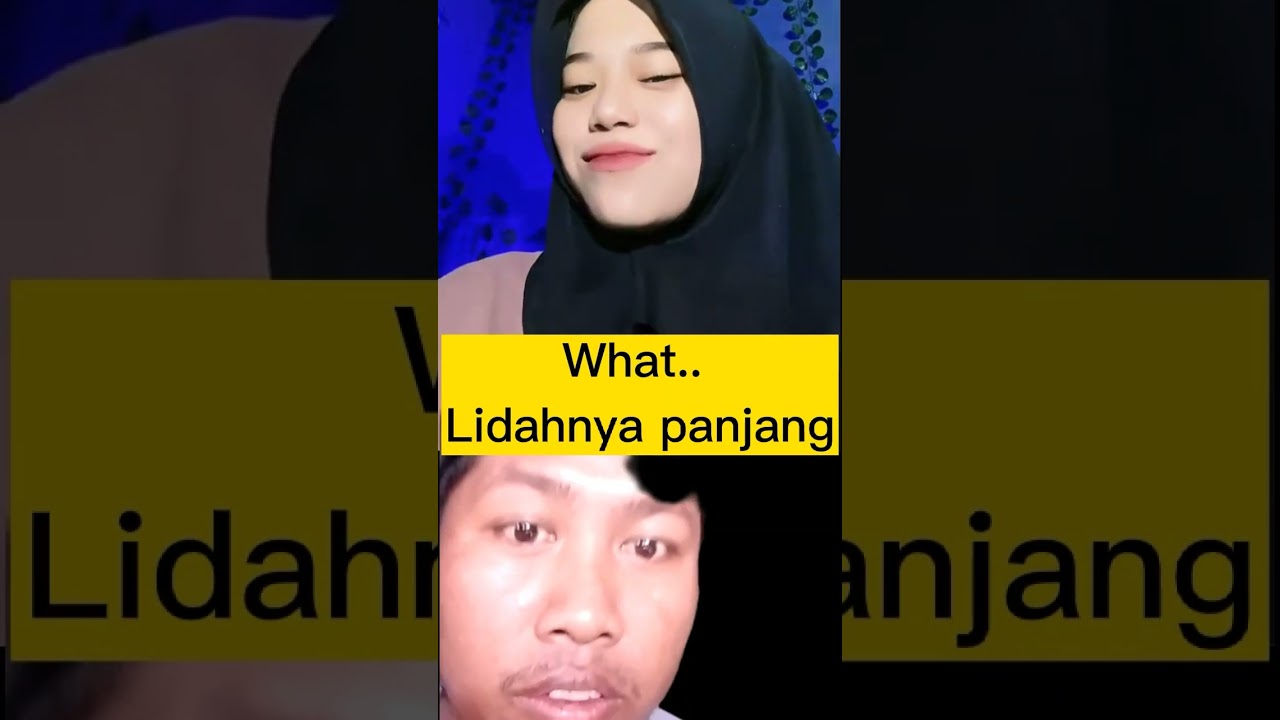 Cewek hijab lidahnya panjang#viral#meme#cantik#hijab#funny#shorts
