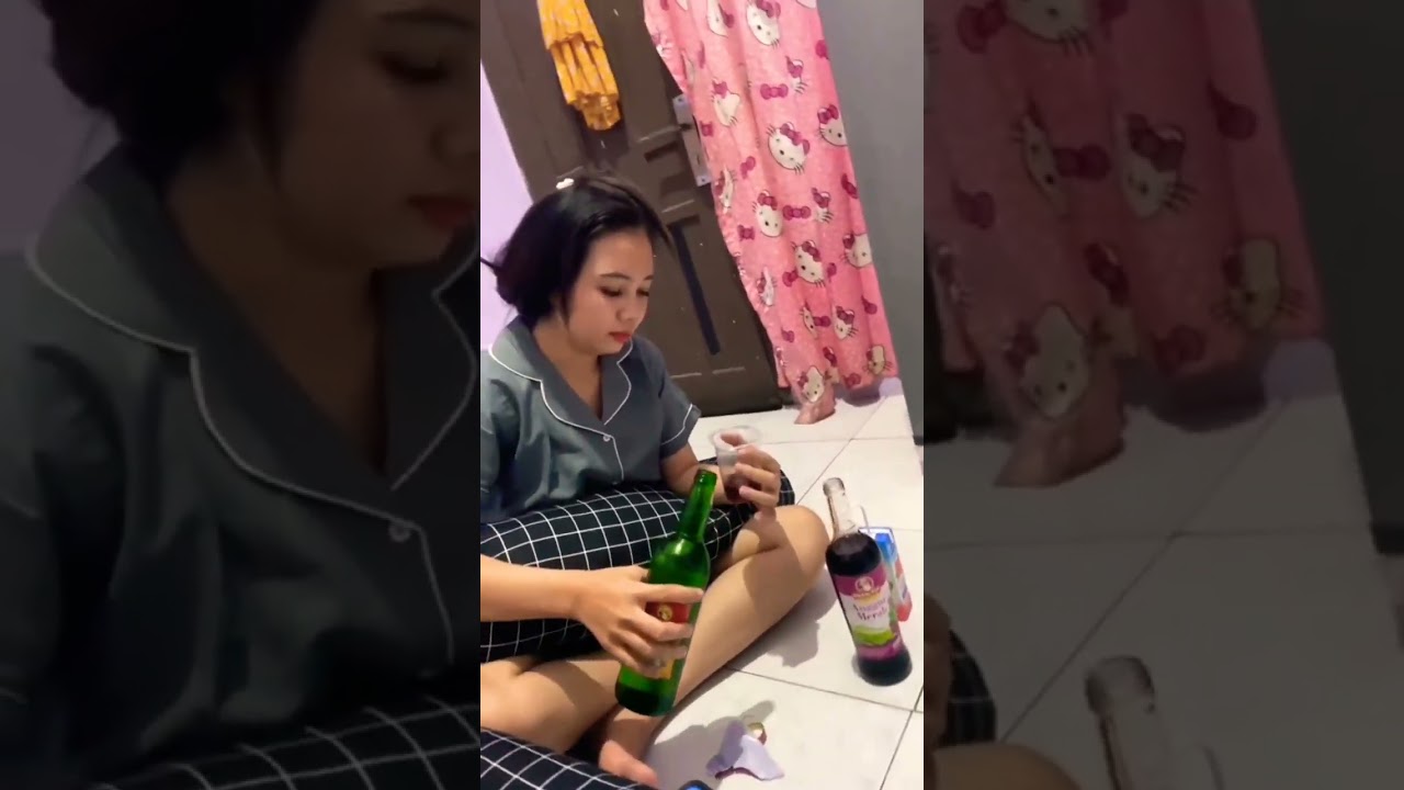 cewek kos kosan mabok😱#shorts