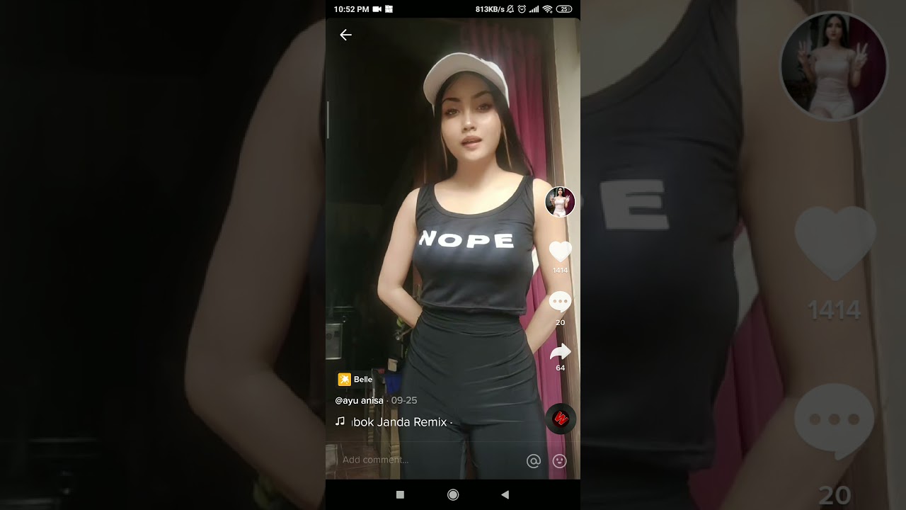 Cewek tiktok, ayu anisa, Cantik sexy, don't look at nenene bigo