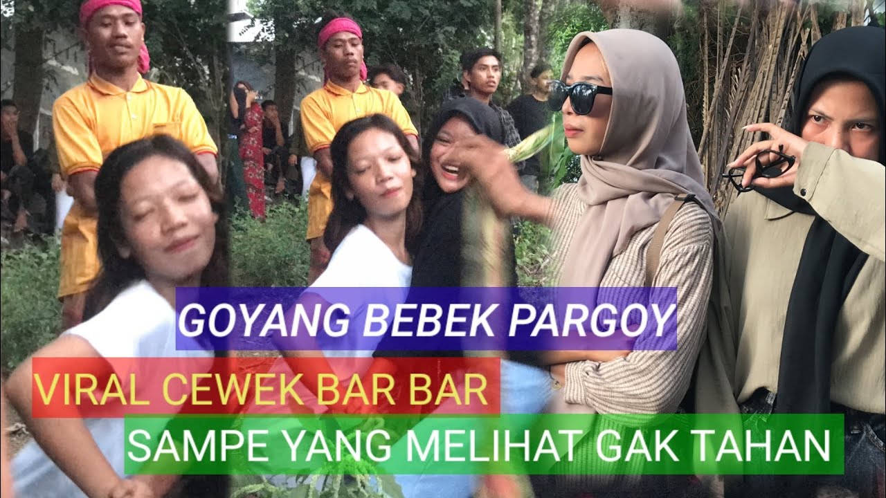 CEWEK2 BOCIL HOT GOYANG PARGOY, BAR BAR MANTAP BANGET 🤭😋