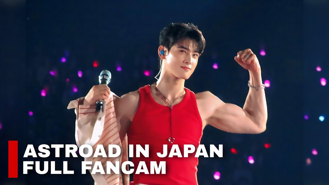 Cha Eun Woo Shines In Front Of Thousands Fans During ASTROAD Concert In Japan!