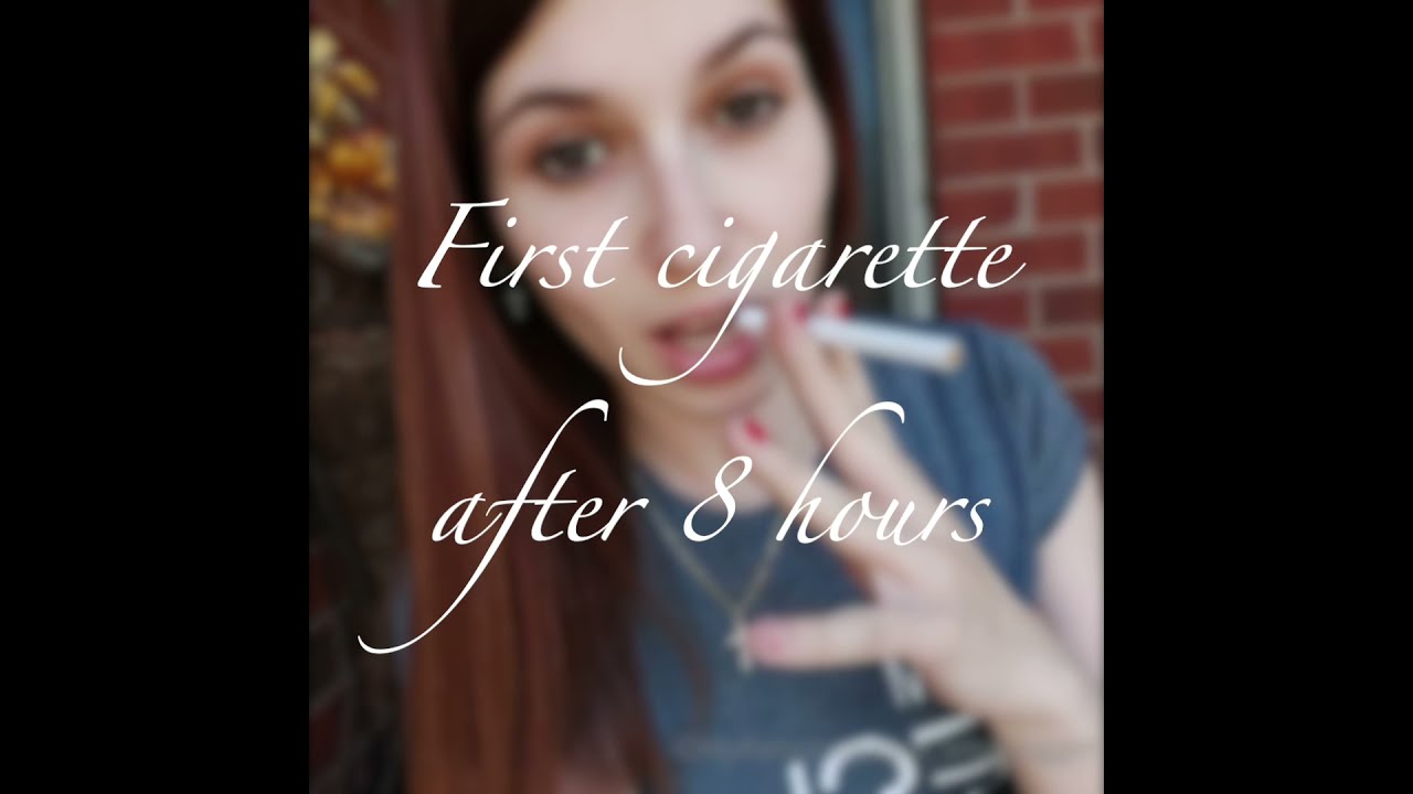 chaining 2 cigarettes after 8 hours of deprivation