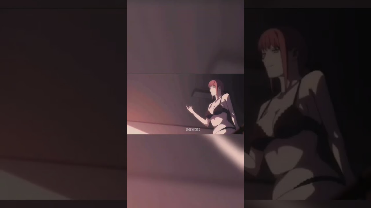 Chainsaw man deleted Scene !! sexy anime Makima × Denji | maplestar 🥵 (fan made edits )