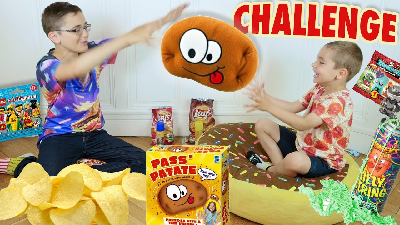 CHALLENGE PASS'PATATE - Surprises, Chips & Streamers! - Board game