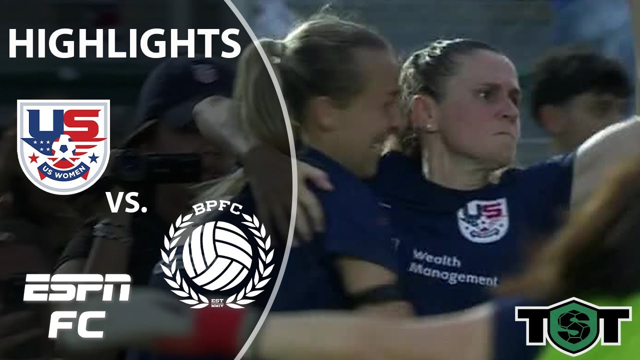 CHAMPION CROWNED 🏆💰 US Women vs. Bumpy Pitch FC | TST Highlights | ESPN FC