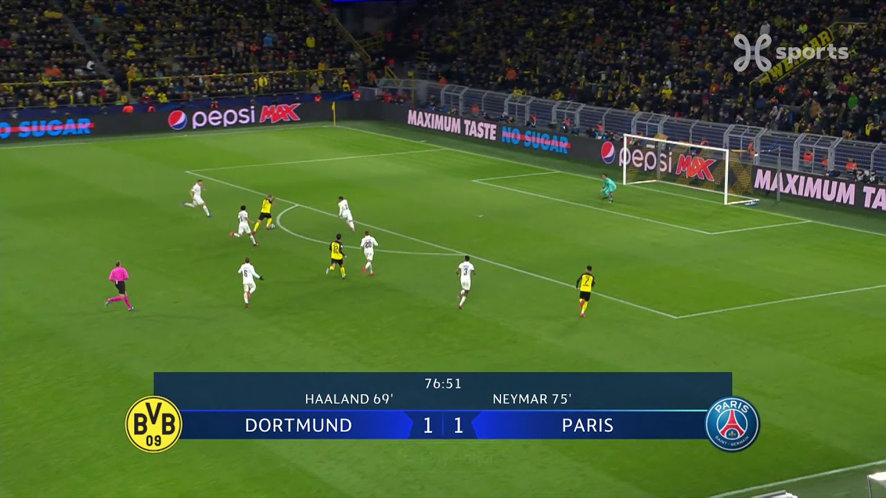 Champions League 18.02.2020 / Goal 2 Haaland against PSG!