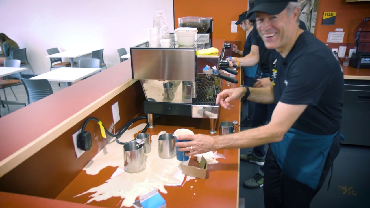 Chancellor Mone Tries: Becoming a UWM Grind Barista
