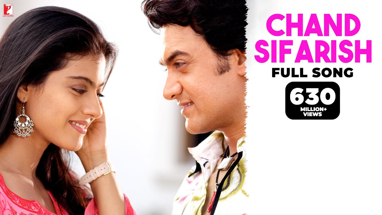 Chand Sifarish | Full Song | Fanaa | Aamir Khan, Kajol | Shaan, Kailash Kher | Jatin-Lalit | Prasoon
