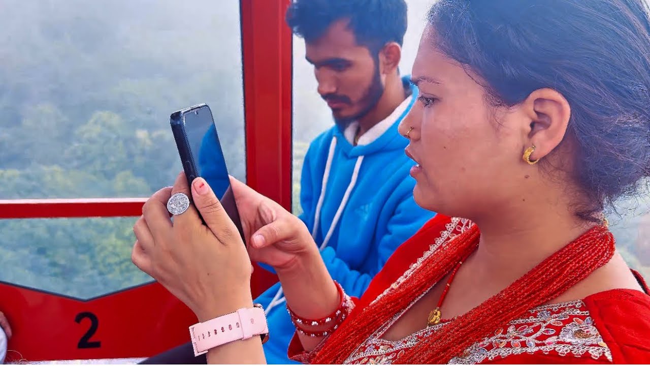 Chandragiri Cable Car travel | Jitendra Shahi & Srijana Shahi romantic videos || new nepali comedy