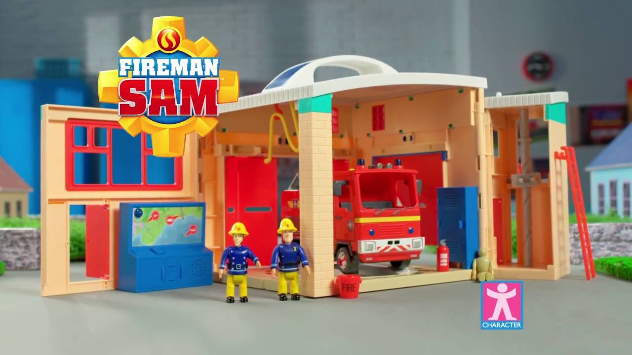 Character - Fireman Sam - Pontypandy Firestation - Deluxe Gift Pack