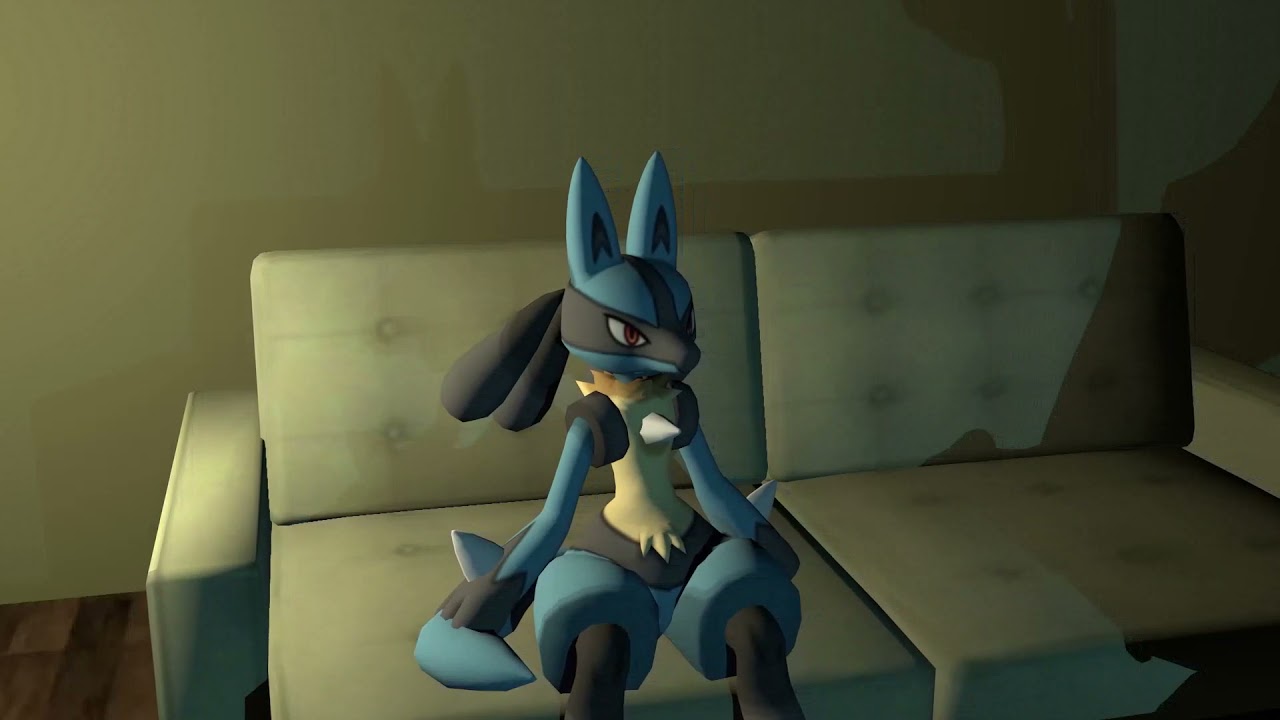 Charizard and Lucario's movie night