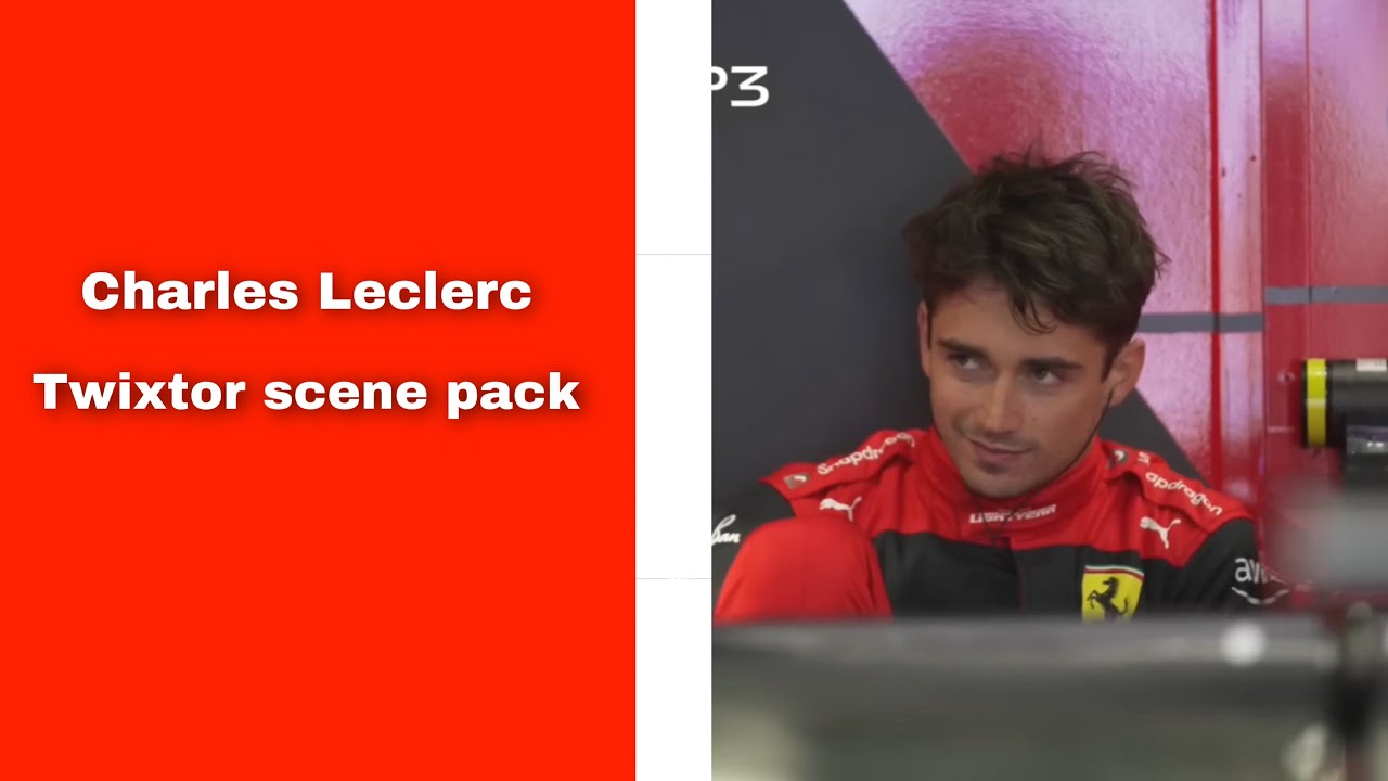 Charles Leclerc twixtor scene pack 4K ( go inside the Ferrari garage with Charles Leclerc )
