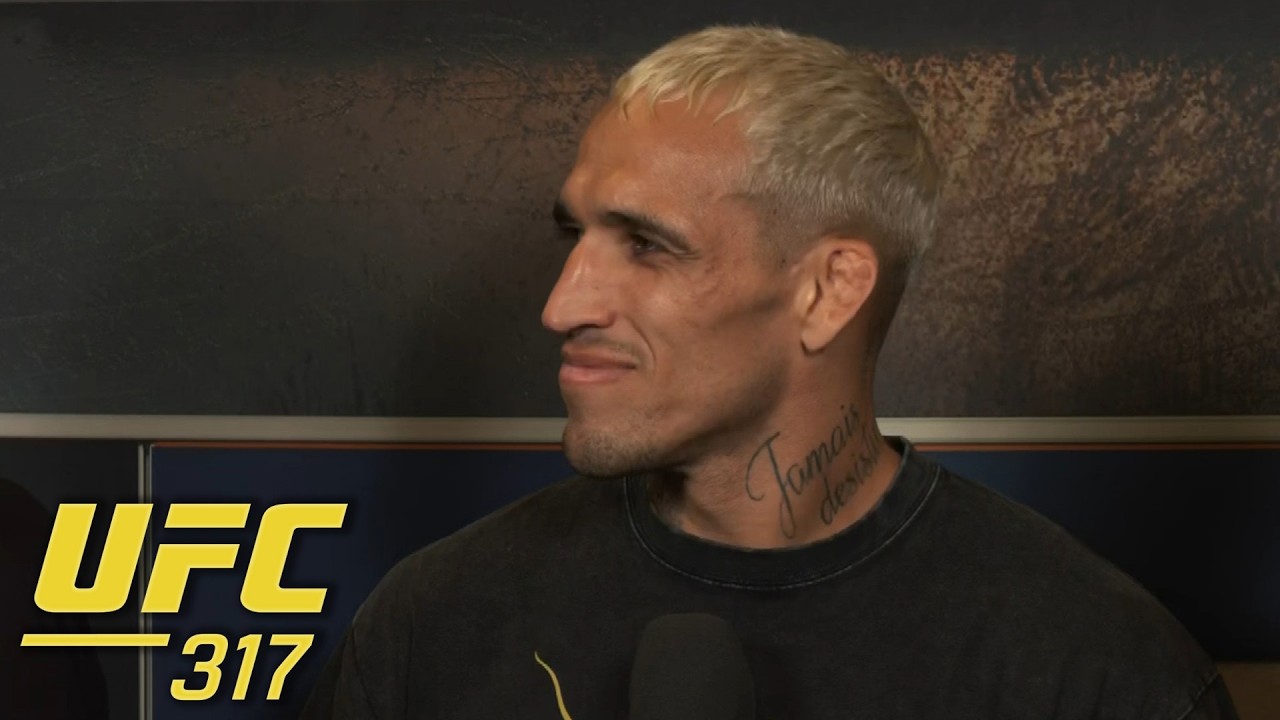 Charles Oliveira says ‘I will walk forward’ vs. Ilia Topuria at UFC 317 | ESPN MMA