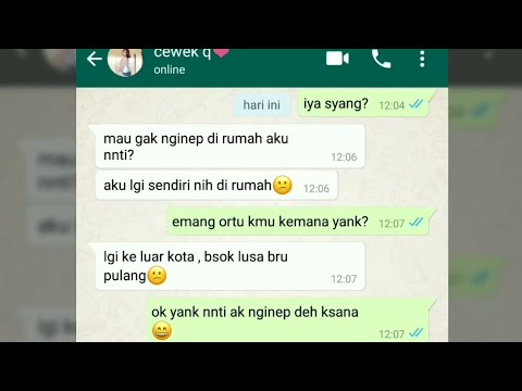 CHAT WhatsApp TERBARU | Dikasih pap😱