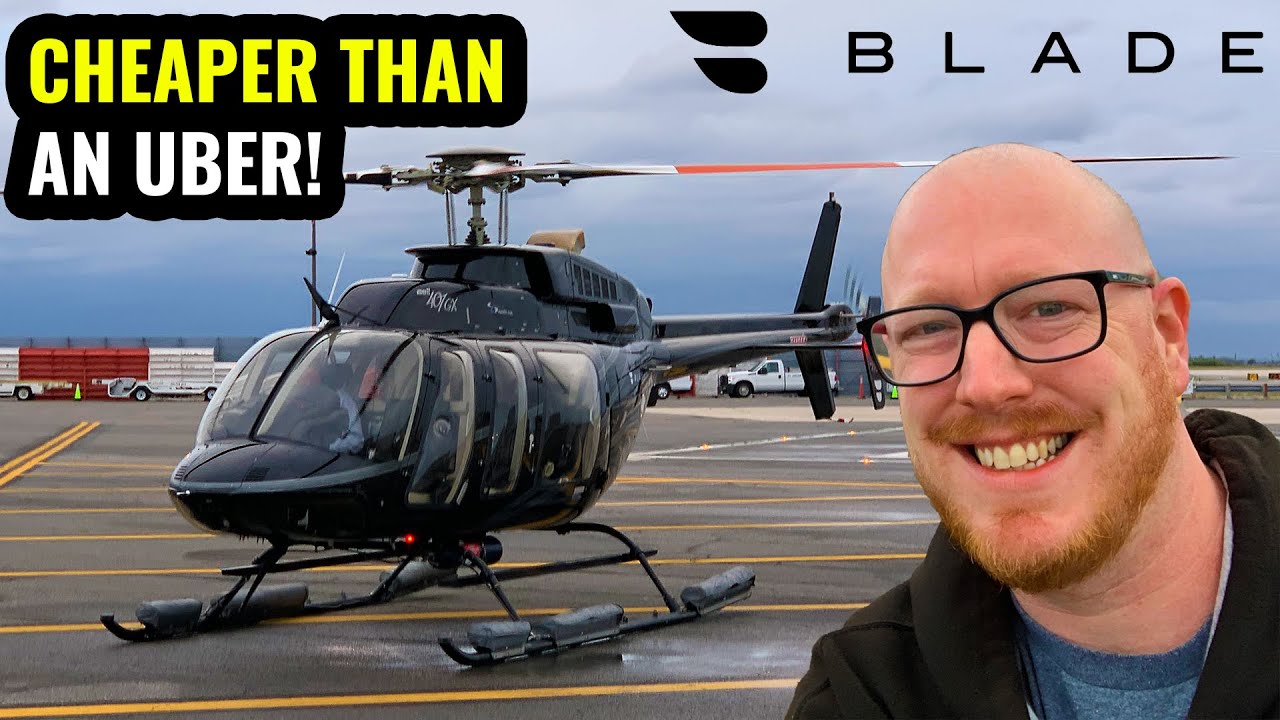 CHEAPER THAN AN UBER! Manhattan to JFK with BLADE Helicopter!