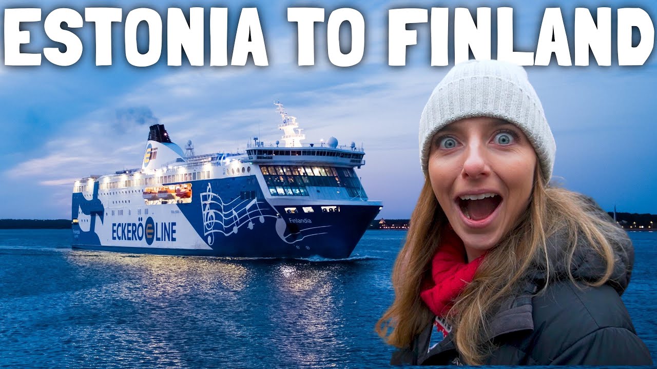 CHEAPEST FERRY FROM TALLINN TO HELSINKI (Eckerö Line Cruise)