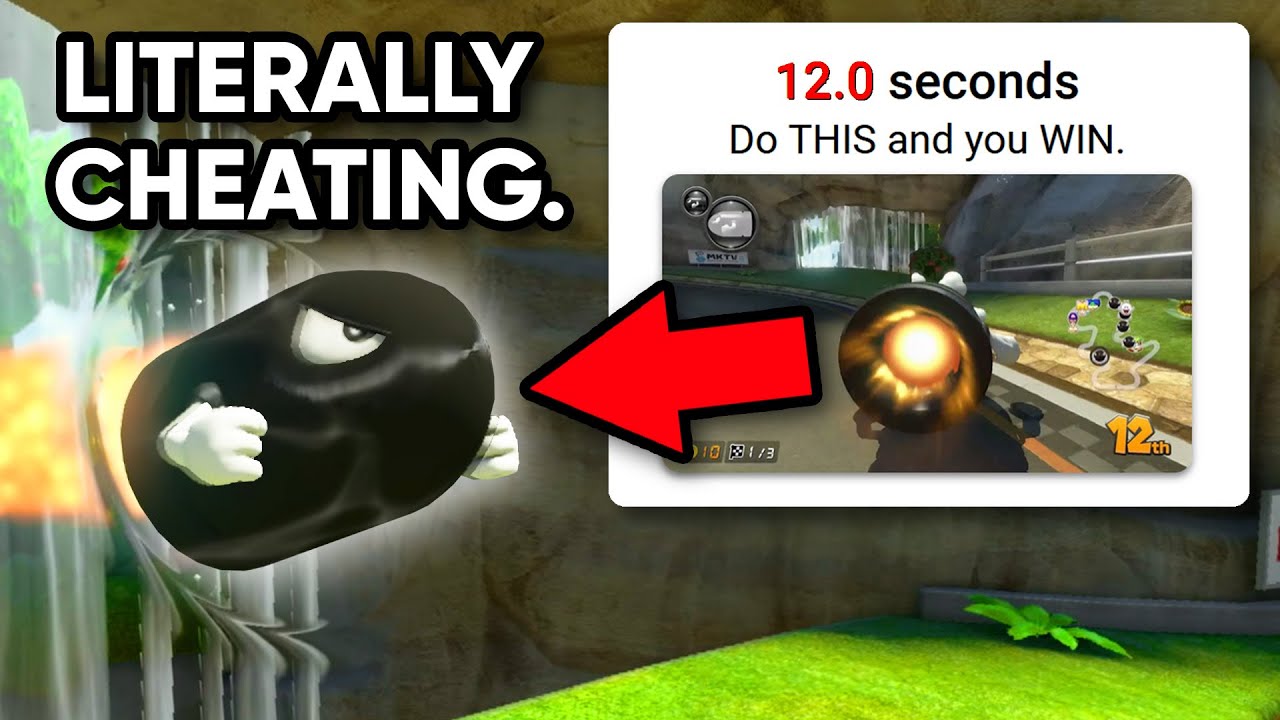 Cheating in Mario Kart by using the Pro Guide Online
