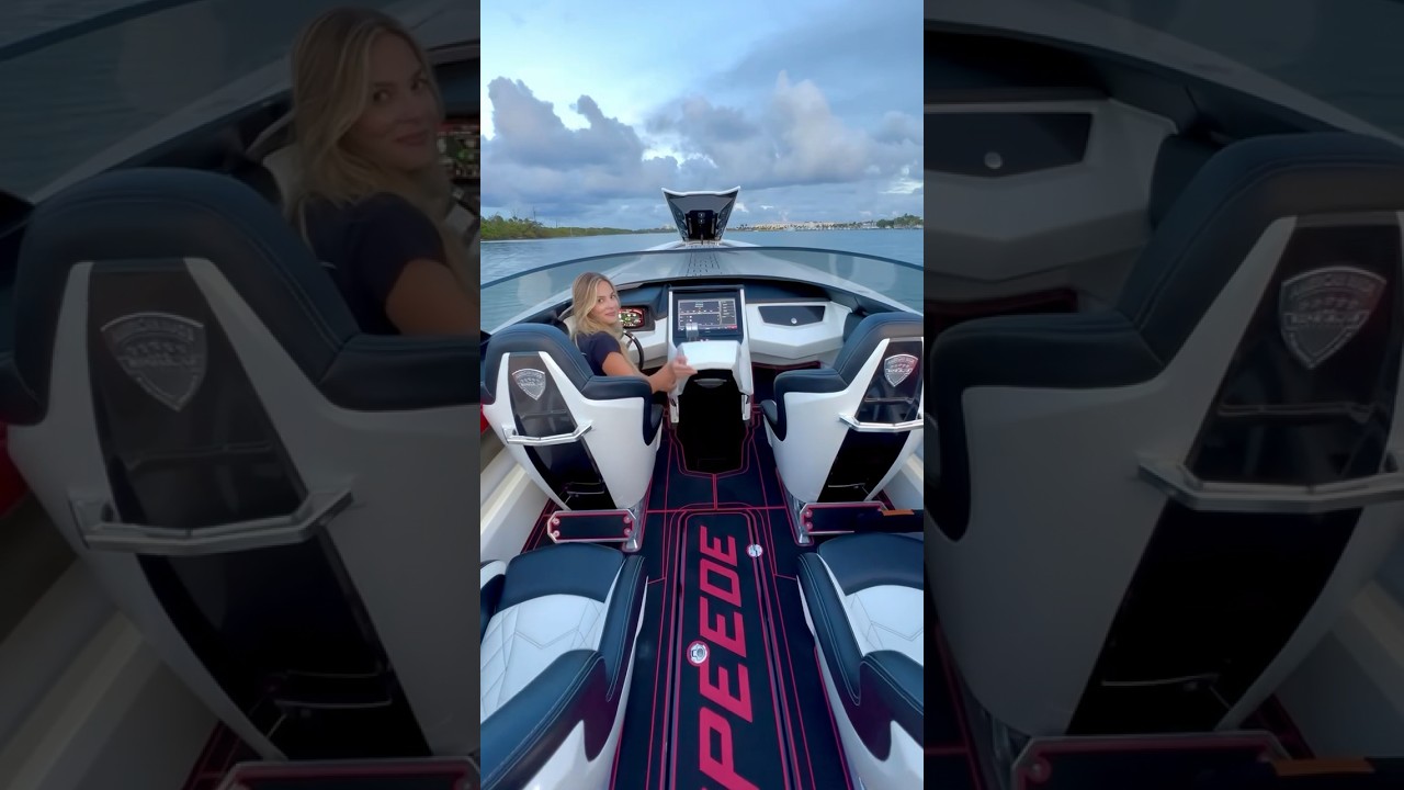 Check out the secret cabin on this Adrenaline powerboats 45 Speede!