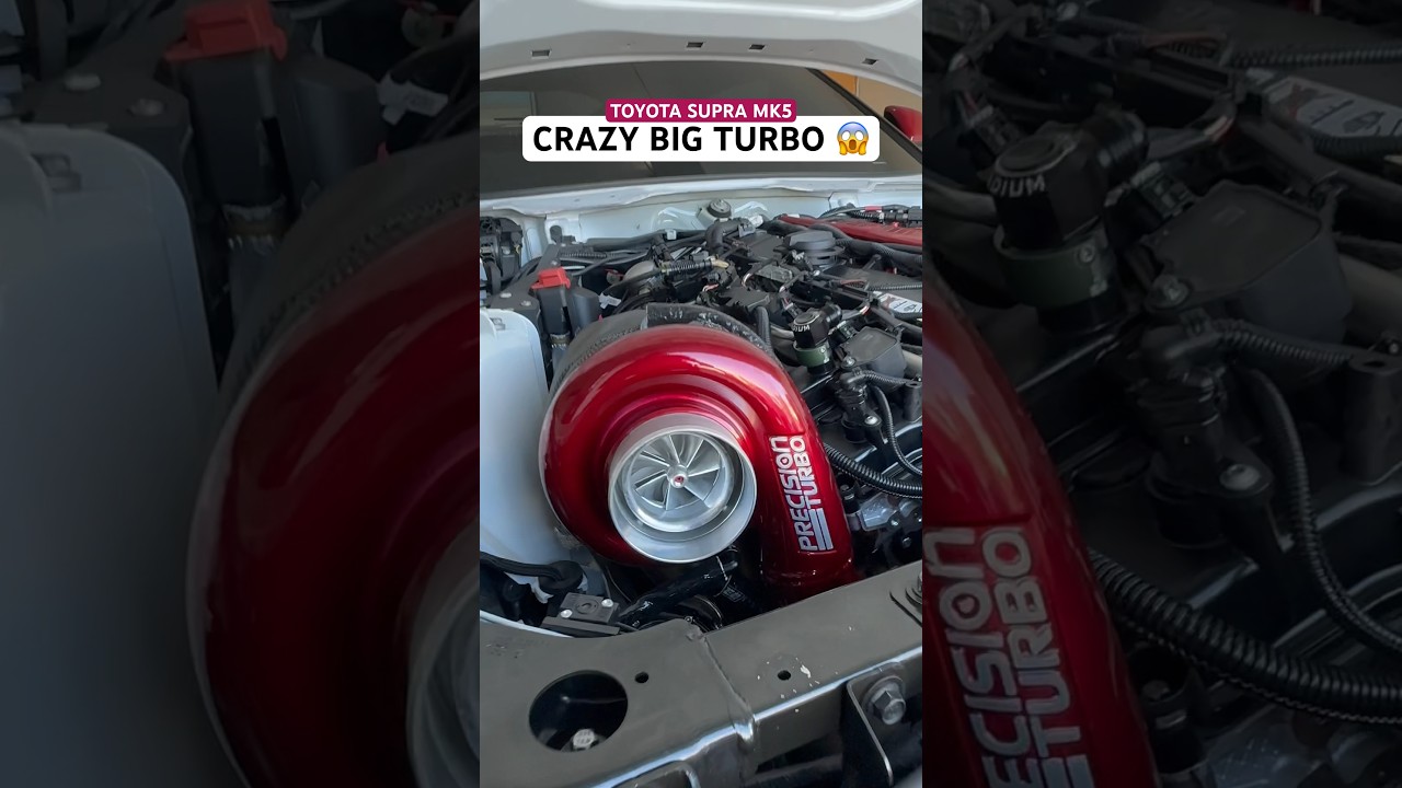 CHECK OUT THIS CRAZY BIG TURBO SUPRA MK5 😱🔥🇵🇷 #TOYOTA #SUPRA #B58 #PRECISIONTURBO