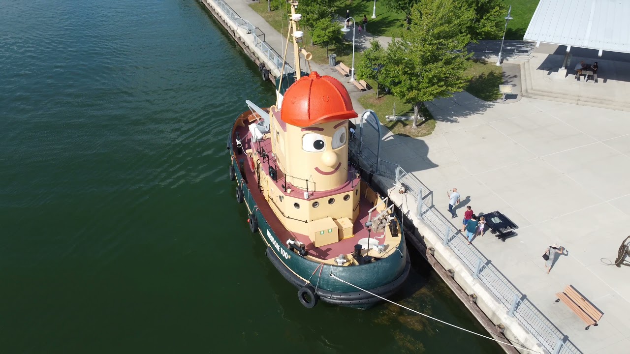 Checking out Theodore Too the Tugboat in Hamilton Harbour