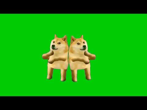 Cheems Dogge Duo Dance & Solo dance Green screen Video template for memes Trending Dogge dog Memes