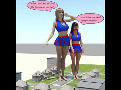 Cheerleader Growth (Sizechange) (Giantess growth)