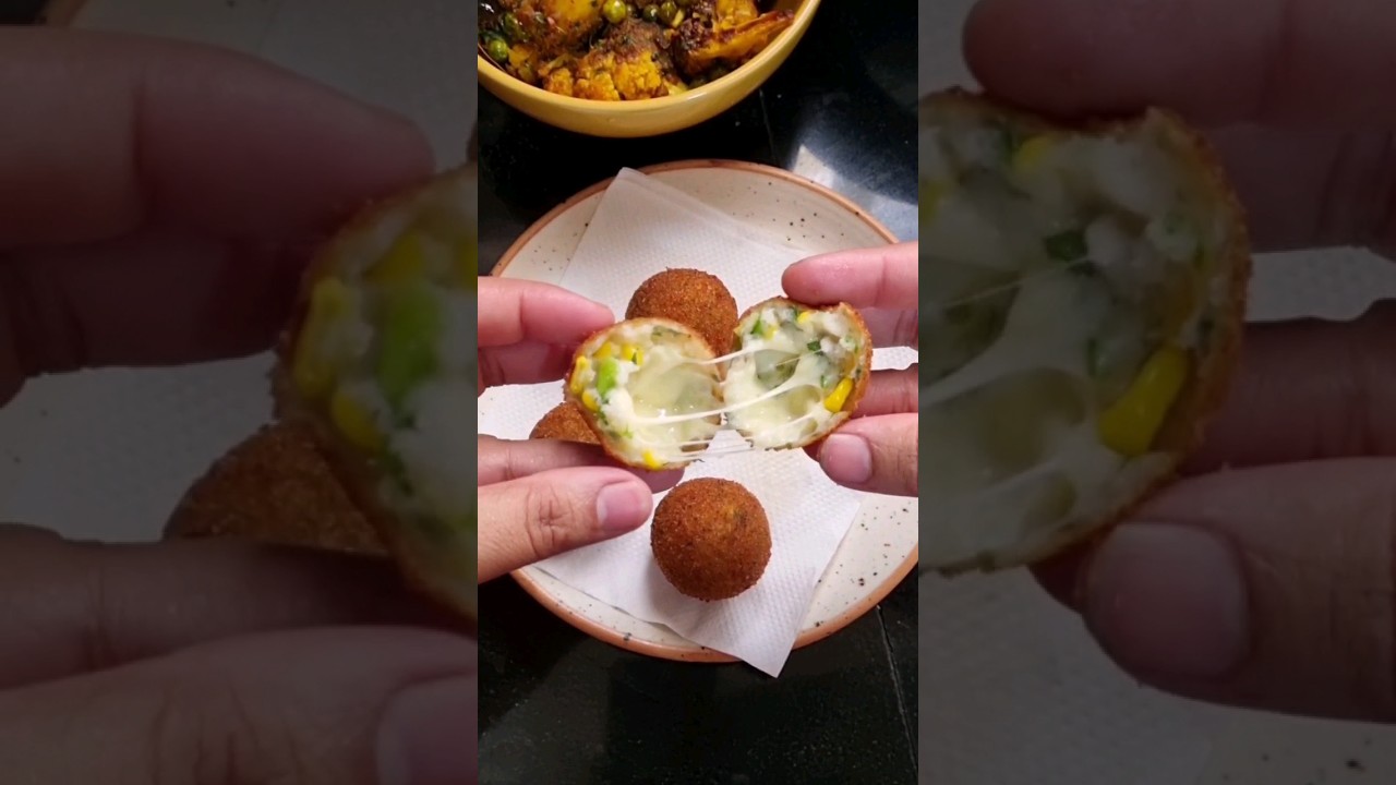 Cheese Balls #Snacksidea #Shorts #bristihomekitchen