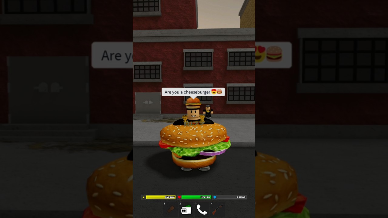 CHEESEBURGER RIZZ 🍔🤫 #roblox #funny #coems #robloxfunny #cheeseburger #rizz #robloxcoems
