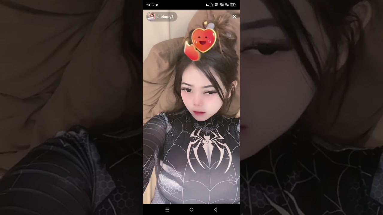 chelmey live pake baju spiderman PART1