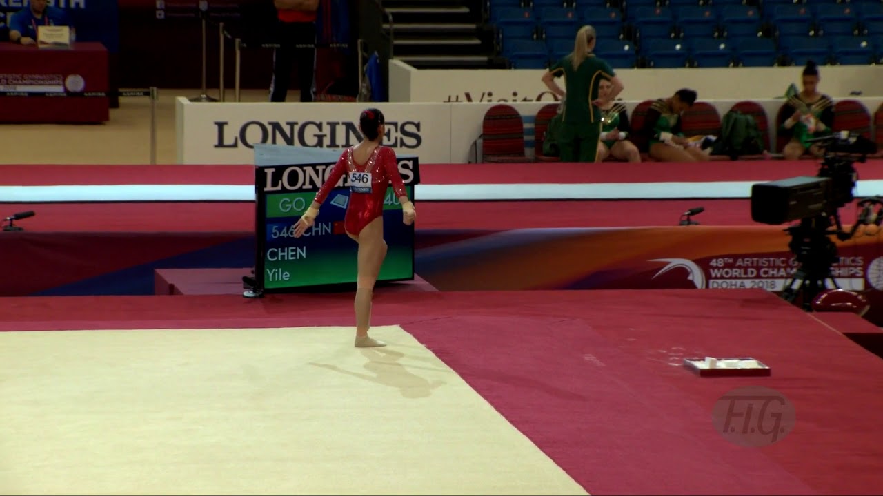 CHEN Yile (CHN) - 2018 Artistic Worlds, Doha (QAT) - Qualifications Floor Exercise