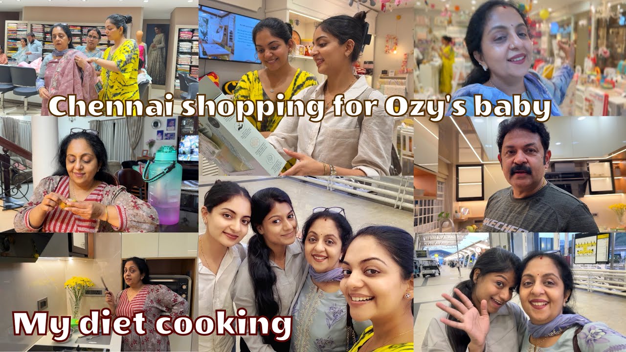 Chennai shopping for Ozys baby | Home vlog|Sindhu Krishna