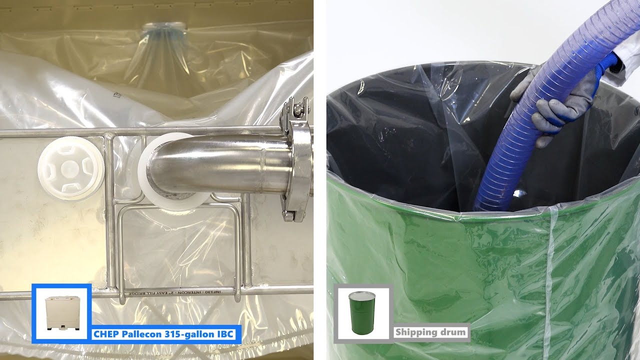 CHEP Pallecon 315-Gallon IBC vs. 55-Gallon Drums | Smarter, Safer, More Sustainable