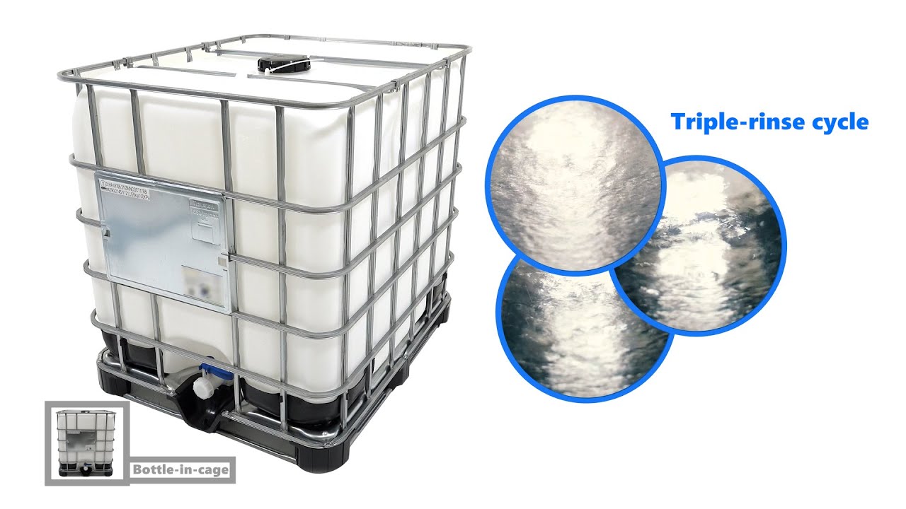 CHEP Pallecon 315-Gallon IBC vs. Bottle-in-cage Totes | Smarter, Safer, More Sustainable